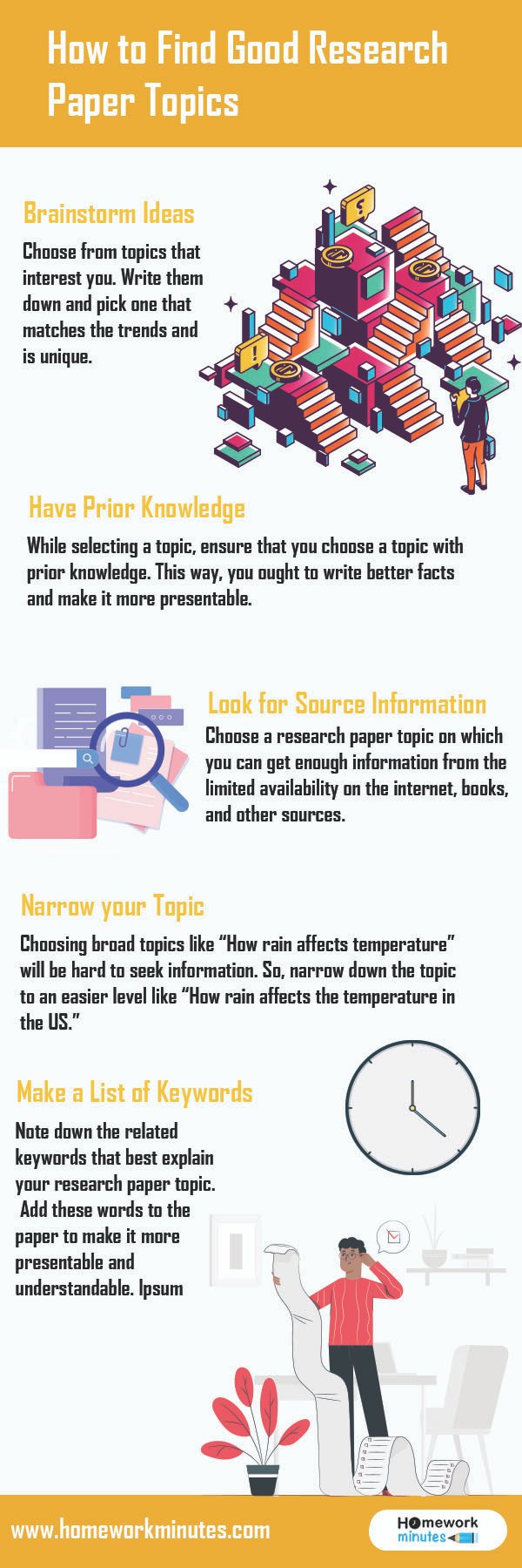 How to Find Good Research Paper Topics